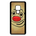 Coque huawei mate 20 - smiley clown nez rouge - noir