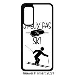 Coque huawei p smart 2021 - j peux pas j ai ski 1 - noir