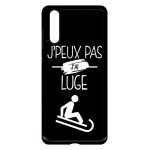 Coque huawei p20 - j peux pas j ai luge 2 - noir