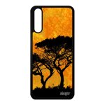 Coque pour huawei p20 silicone arbres savane paysage telephone housse soleil original design zen mobile ...