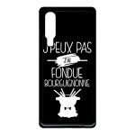 Coque huawei p30 - j peux pas j ai fondue bourguignonne 2 - noir