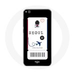 Coque pour huawei p8 lite 2017 billet d'avion seoul cor�e du sud