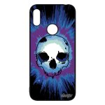 Coque huawei y6 2019 silicone tete de mort cadeau d'anniversaire pirate epouvante solide squelette punk ...