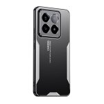 Coque hybride tpu m�tal pour xiaomi 14 pro blade, argent