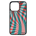 Coque illusion d'optique antichoc iphone 13 pro silicone original spirale etui texture motif rouge design ...