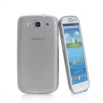 Coque imatt noire transparente muvit pour samsung i9300 galaxy s3