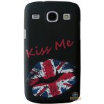 Coque imprim�e noire kiss me samsung galaxy core i8260