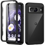 Coque intgrale 360 antichoc pour google pixel 8 5g - bumper tpu + pc avec protecteur d'cran, portefeuille ...