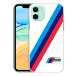 Coque pour iphone 11 - bmw m performance blanc