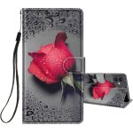 Coque pour iphone 11 cuir a rabat etui folio portefeuille pour filles femme, housse cuir fentes pour ...