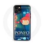 Coque iphone 11 ponyo sur la falaise sosuke mer petite fille poisson rouge fujimoto koichi encre m�duse ...