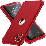 Coque compatible avec iphone 11 pro, avec [2 protecteur d'��cran en verre tremp��] housse hybride robuste ...