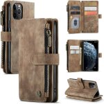 Coque iphone 11 pro, antichoc cartes portefeuille housse etui iphone 11 pro 5, 8 pouces, tpu cuir souple ...