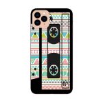 Coque iphone 11 pro cassette aztec k7 tape