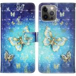 Coque pour iphone 11 pro, housse premium en cuir iphone 11 pro (5, 8 pouces), magnetique flip case portefeuill ...