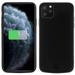 Coque iphone 11 pro max protection rigide 2 en 1 batterie 6000mah noir