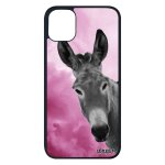 Coque pour iphone 11 pro max silicone ane portable animaux design personnalis� animal bourrique etui ...