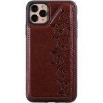 Coque pour iphone 11 pro max [avec verre trempe], [serie de chats mignons] emboss premium flip coque ...