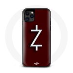 Coque pour iphone 11 pro ozark saison 4 logo z blanc fond rouge