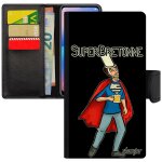 Coque pour iphone 11 pro portefeuille silicone super bretonne telephone comics mobile noir bd a clapet ...