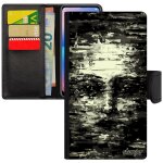 Coque iphone 11 pro simili cuir rabat portrait unique femme halloween housse de protection telephone ...
