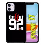 Coque pour iphone 11 - unkut haut de seine 92 - noir