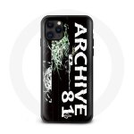 Coque iphone 12 archive 81 film d'horreur fiction cassette statut x - files fringes suspenses noir vissers ...