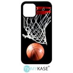 Coque pour iphone 12 - basket ball - silicone - noir Coque pour iphone 12 - basket ball - silicone - noir
