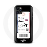 Coque iphone 12 billet d'avion london
