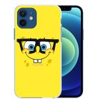 Coque pour iphone 12 - bob eponge lunettes