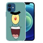 Coque pour iphone 12 - bob eponge plankton