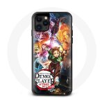 Coque iphone 12 dessin anim� demon slayer le train de l'infini manga japonnais tanjiro nesuko d�mons ...