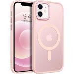 Coque pour iphone 12 mini 5. 4  compatible avec magsafe, hybrid magntique case etui translucide mat ...