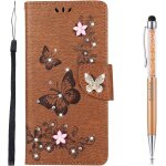 Coque pour iphone 12 mini (5, 4 pouces), brillant cristal diamant flip cover papillon tui de protection ... Coque pour iphone 12 mini (5, 4 pouces), brillant cristal diamant flip cover papillon tui de protection ...