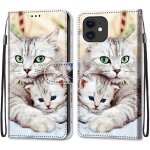 Coque pour iphone 12 mini (5, 4 pouces), etui en cuir pu portefeuille housse coque avec 360 degres silicone ... Coque pour iphone 12 mini (5, 4 pouces), etui en cuir pu portefeuille housse coque avec 360 degres silicone ...