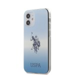 Coque pour iphone 12 mini assn logo gradient ultra r�sistant u. s polo bleu ciel