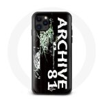 Coque iphone 12 mini design archive 81 film d'horreur fiction cassette statut x - files fringes suspenses ...