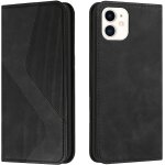 Coque pour iphone 12 mini, etui iphone 12 mini (5, 4 pouces) cuir, pu cuir portefeuille housse et magnetique ...