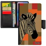 Coque iphone 12 mini simili cuir portefeuille zebre antichoc cheval jolie ray noir carr dessin cube ...