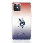 Coque pour iphone 12 mini ultra r�sistant el�gant u. s polo bleu / rouge