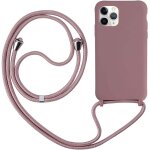 Coque compatible avec iphone 12 / 12 pro(6. 1 ), collier pour etui colliers de cellulaire corde silicone ...