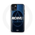 Coque iphone 12 pro archive 81 film d'horreur cassette statut x - files fringes suspenses bleu nuit vissers ...