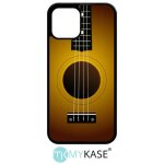 Coque pour iphone 12 pro - guitare - noir