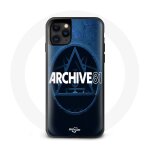 Coque iphone 12 pro max archive 81 film d'horreur cassette statut x - files fringes suspenses bleu vissers ...