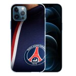 Coque pour iphone 12 pro max - maillot bleu psg paris saint germain