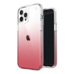 Coque pour iphone 12 pro max presidio perf - clear ombre vintage speck rose