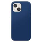 Coque pour iphone 13 edition color skin en tpu avec int�rieur doux moxie bleu marine