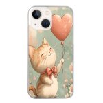 Coque pour iphone 13 motif chat ballon