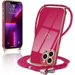 Coque compatible avec iphone 13 pro max avec collier r�glable avec motif coeur d'amour mignon etui housse ...