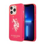 Coque pour iphone 13 pro max el�gante collection big horse u. s polo rose